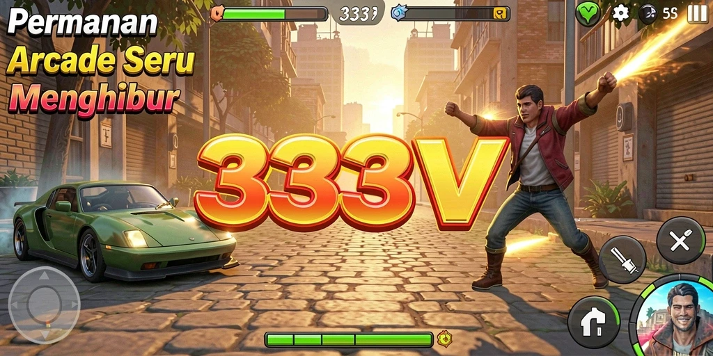 Gameplay seru dari 333V yang menantang dan mendebarkan.