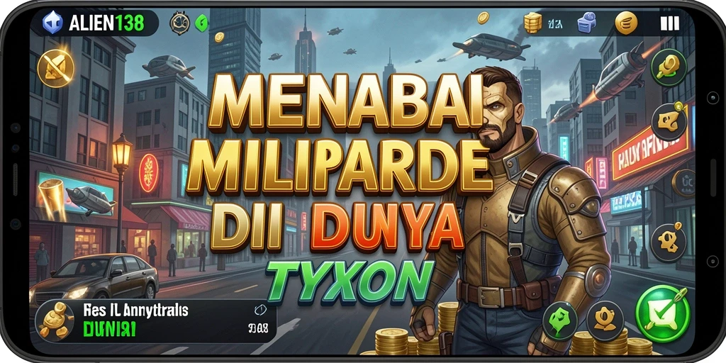 Tangkapan layar menunjukkan gameplay Tycoon yang seru di ALIEN138.