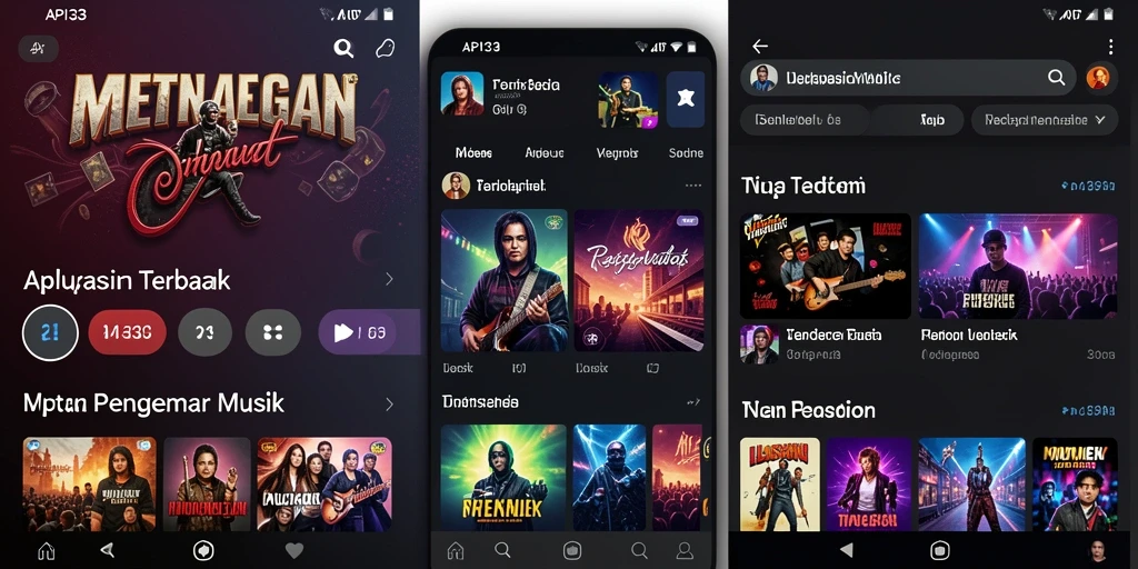 Tampilan gameplay API33 menampilkan interaksi musik yang menarik.