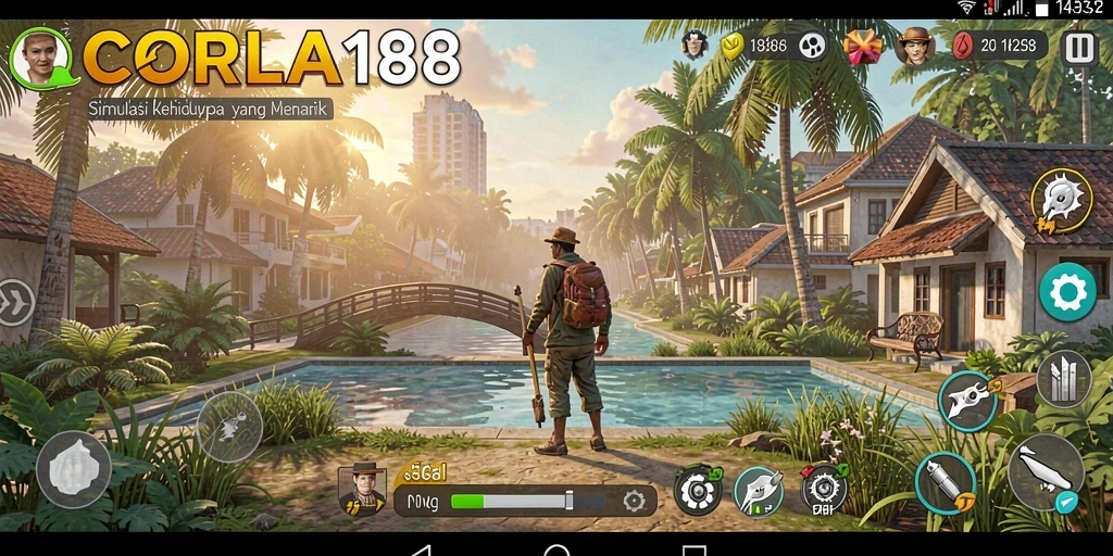 Tampilan gameplay CORLA188 yang menawan dan interaktif.