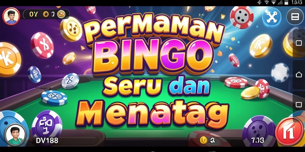Screenshot permainan Bingo yang menarik dari DV188.