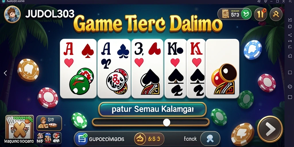 Screenshot gameplay seru permainan Domino JUDOL303.