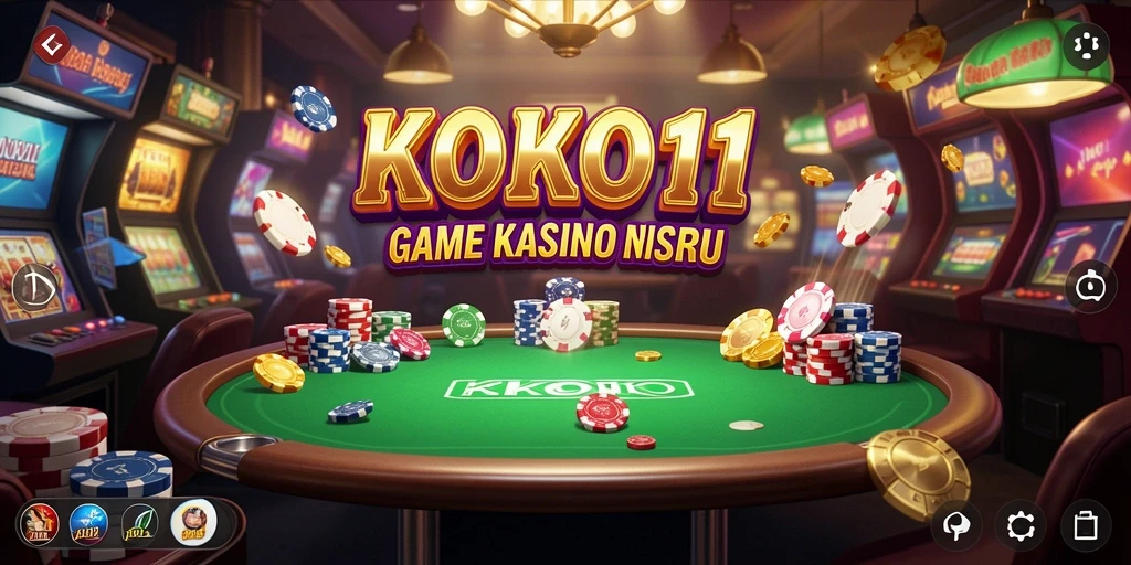Tampilan gameplay KOKO11 yang mengesankan dengan berbagai pilihan permainan kasino.
