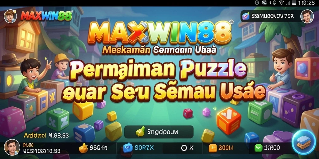 Tampilan gameplay menarik dari MAXWIN88 dengan tantangan Puzzle.