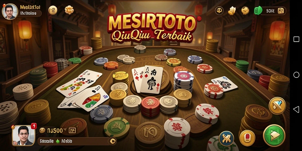 Tangkapan layar gameplay QiuQiu yang menarik dan menghibur.