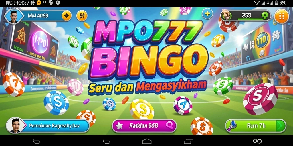 Screenshot gameplay Bingo MPO777 yang menarik dan interaktif.