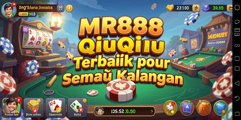 Screenshot gameplay QiuQiu dengan suasana mendebarkan.