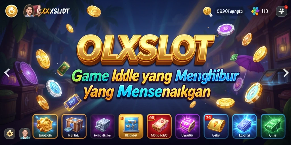 Screenshot utama OLXSLOT menunjukkan pengalaman gameplay Idle yang menarik.