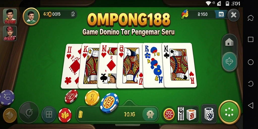 Tampilan gameplay seru OMPONG188 dengan grafis menarik.