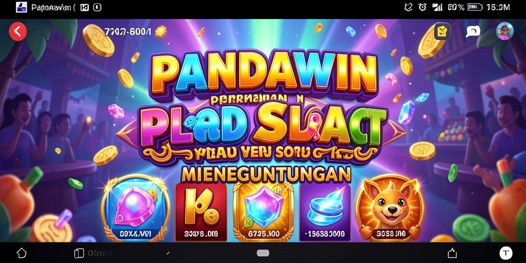 Tampilan gameplay menarik dari PANDAWIN dengan mesin Slot yang beragam.