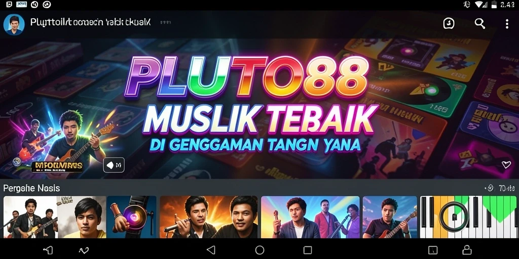 Tampilan gameplay interaktif PLUTO88 yang menyenangkan dan penuh warna.