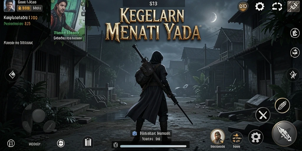 Gameplay menakutkan di dalam dunia S13 yang kelam.