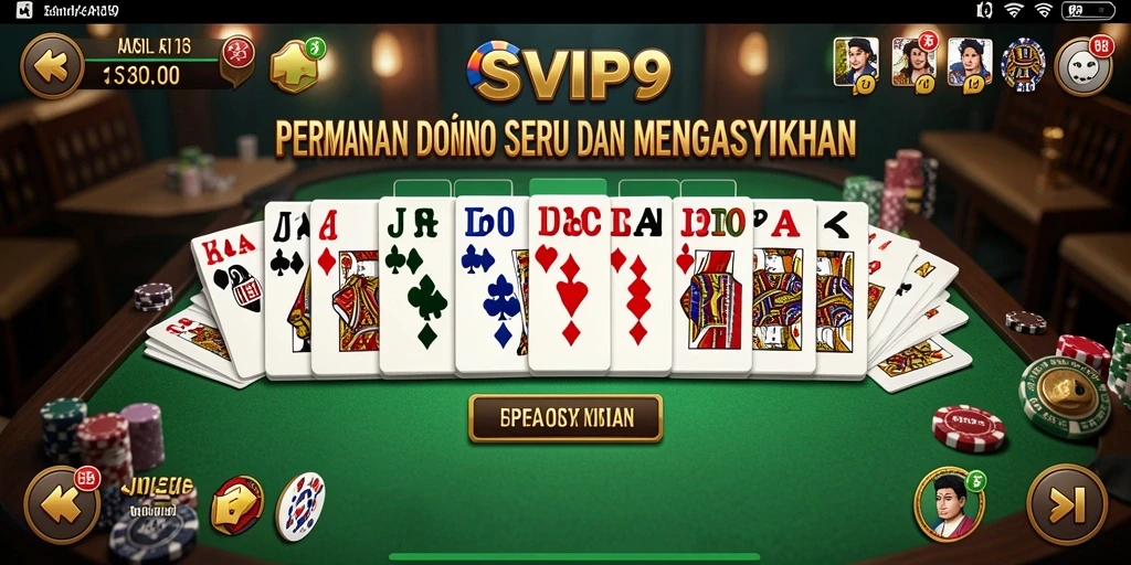 Tampilan gameplay seru dari SVIP9 yang menantang.