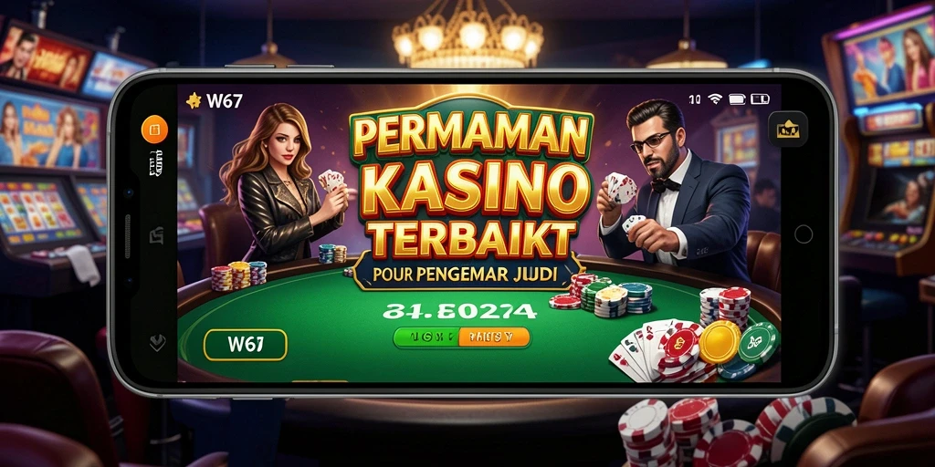 Screenshot W67 menampilkan gameplay seru dalam suasana Kasino.