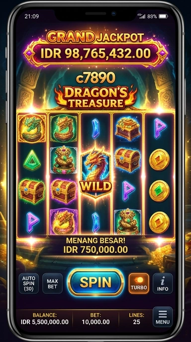 Contoh pengunduhan aplikasi di c7890 yang cepat dan aman.
